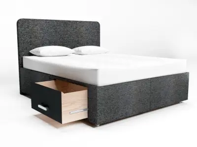 Luxury Velvet Divan  Free 3D print model