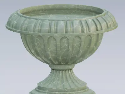 Garden urn planter12 3D model