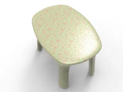 Copu Kid Table Low-poly 3D model