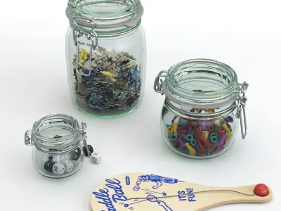 Decor Set for playroom Free 3D model