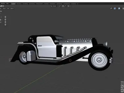 classic car 3D model