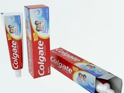 Colgate toothpaste 3D model