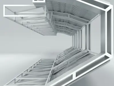 Industrial Structure 3D model