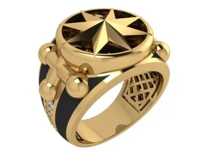 Star Ring 3491 3D print model