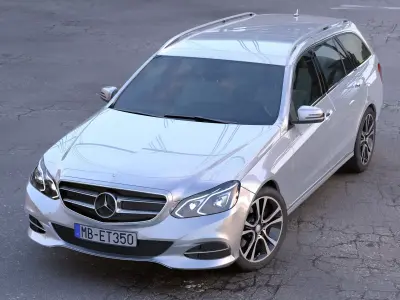 Mercedes Benz E class T model 2014  3D model