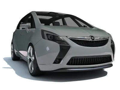 Opel Zafira 3D Car Model 3D model