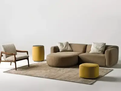 Modern Luxury Sofa 3D Model Low-poly 3D model