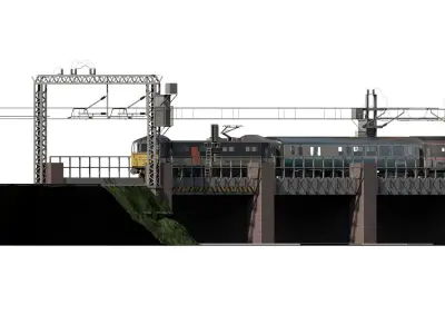 British Rail Class 86 3D model