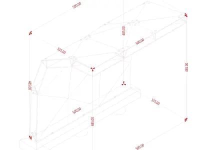 Fully Customizable Canopy System 3D model