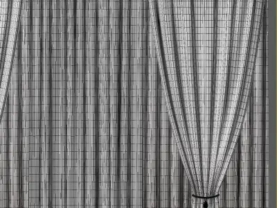 Set 07 Curtains 3D model