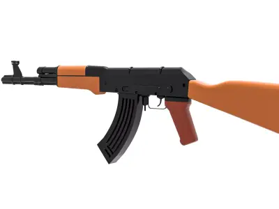 Automatic weapon 3D model