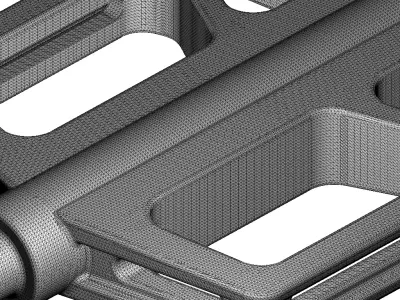 Premium Bike Pedal 3D print model