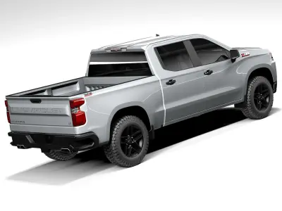 Chevrolet Silverado z71 2019 3D model