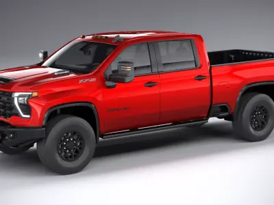 Chevrolet Silverado HD ZR2 Bison CG 2024 3D model