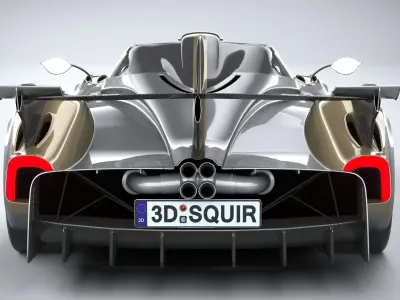 Pagani Huayra R EVO 2024 3D model