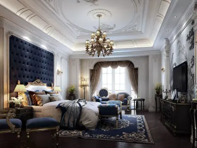 bedroom interior 3D model