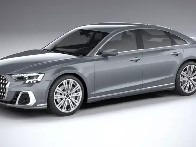 Audi A8 2022 3D model