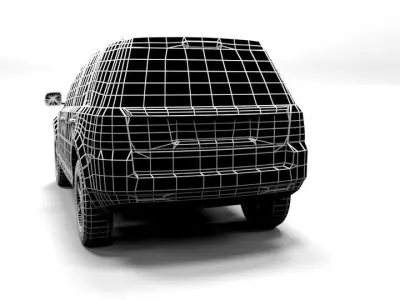 LAND ROVER FREELANDER 2011LOWPOLY Low-poly 3D model