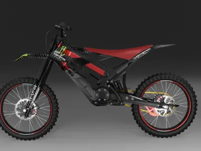 Apollo RFN Electric Bike Low-poly 3D model