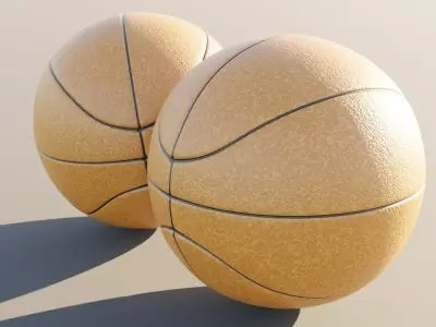 Basketball 3D model 8