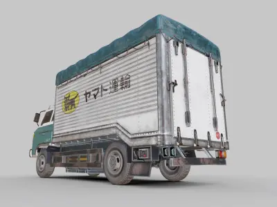 Nissan Diesel Low-poly 3D model