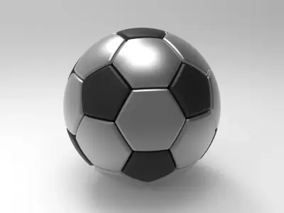 Football soccer ball 3D model