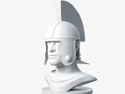 Roman Sculpture Free low-poly 3D model