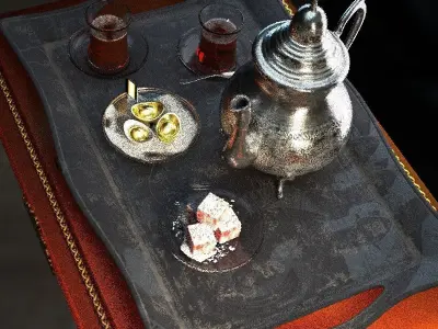 Chinese tea pot 3D model