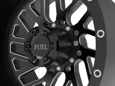 fuel off road REAR TRITON wheel 3d print model 3D print model