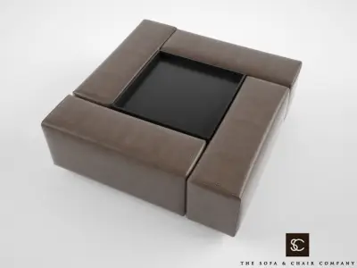 The Sofa and Chair Company Matisse Ottoman 3D model