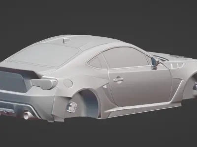 Toyota GT86 Rallybacker FZRNS6 3D model
