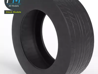 Generic Car Tire 3D model by francescomilanese