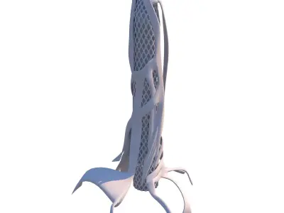 0051 - Organic Skyscraper OS-001 3D model