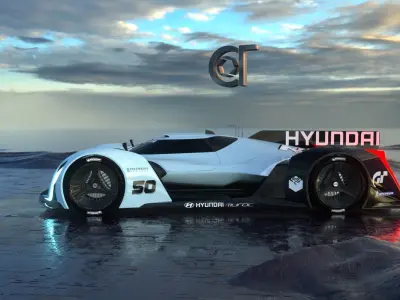  Hyundai N 2025 Vision Gran Turismo model 3d 3D model