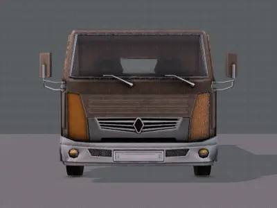 Truck Cartoon Low-poly 3D model