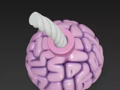 Brain Bomb Free 3D print model