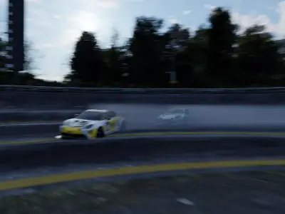 Drift car animation racing 3D model