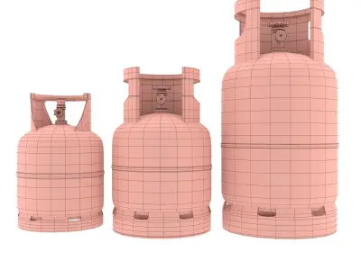Gas LPG 3D model