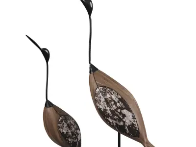 Birds Low-poly 3D model