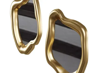 Wall Mirror Hologram by Kare Design 3D model