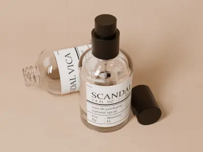 Perfume bottle 3D model