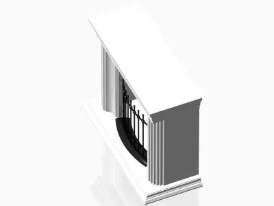 Fireplace 02 3D model