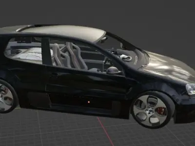 Volkswagen GTI W12 3D model
