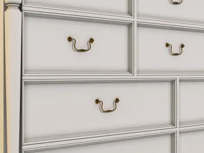 Laura Ashley commode 2 3D model