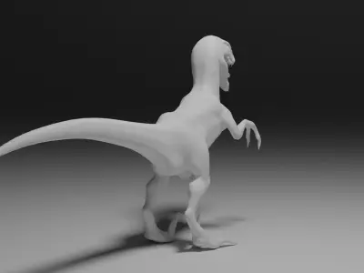 raptor dinosaur 3D model