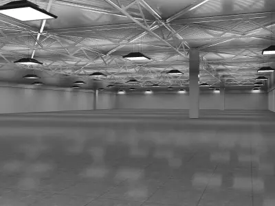 Booth Exhibition Stand Hall a624  3D model