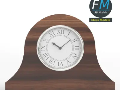 Fireside clock 1 3D model
