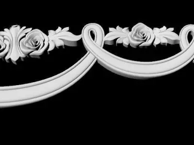 carved mirror 3D model order