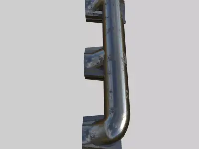 Exhaust Manifold Low-poly 3D model by prem-21ff44