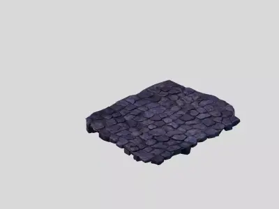 Stone Blood Birdhouse Chamber - Ground Stone Brick 01 3D model